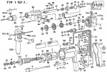 Bosch 0 601 197 703  Percussion Drill 220 V / Eu Spare Parts